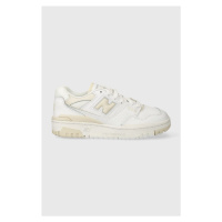 Kožené sneakers boty New Balance BBW550BK béžová barva, BBW550BK