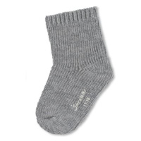 Sterntaler Ponožky Uni Wool silver melange