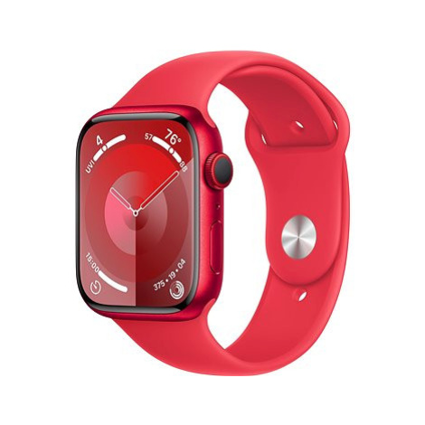 Apple Watch Series 9 45mm Cellular PRODUCT(RED) Červený hliník s červeným sportovním řemínkem - 