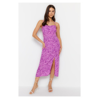 Trendyol Lilac Lilac Back Detailed Woven Dress Woven Woven Dress