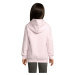 SOĽS Stellar Kids Dětská mikina s kapucí SL03576 Pale pink