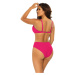Dámské dvoudílné plavky Fashion 27 S940SV1-2d tm.růžové- Self