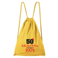 DOBRÝ TRIKO Bavlněný batoh 50 let královna Barva: Žlutá