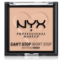 NYX Professional Makeup Can't Stop Won't Stop Mattifying Powder matující pudr odstín 04 Meduim 6