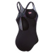 Speedo HYPER BOOM SPLICE MUSCLEBACK Dámské jednodílné sportovní plavky, černá, velikost