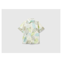 Benetton, Shirt With Leaf Print