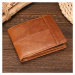Pánská peněženka přírodní kůže NW513
