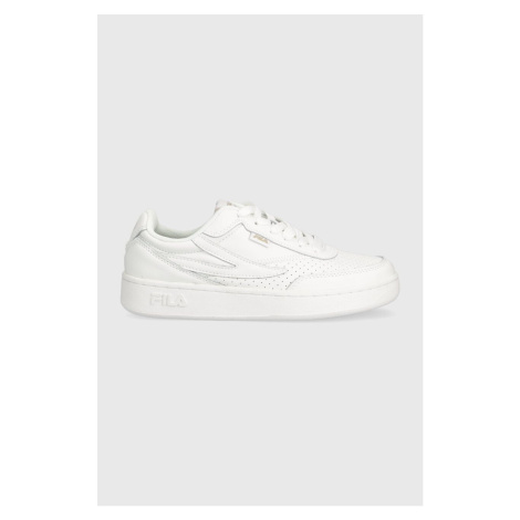 Kožené sneakers boty Fila SEVARO bílá barva, FFW0340