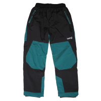 Chlapecké šusťákové kalhoty, zateplené - Wolf B2172, černá/ zelená Barva: Černá