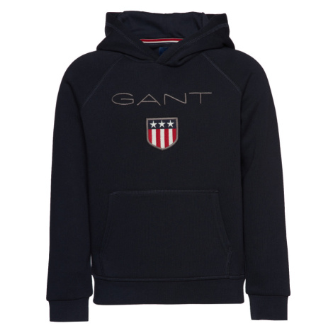 MIKINA GANT D1. SHIELD HOODIE modrá