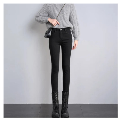 Dámské zateplené džíny zimní