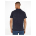 Tmavě modré pánské polo tričko Tommy Hilfiger Micro Towelling