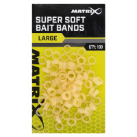 Matrix gumičky na nástrahy super soft bait bands 100 ks - large