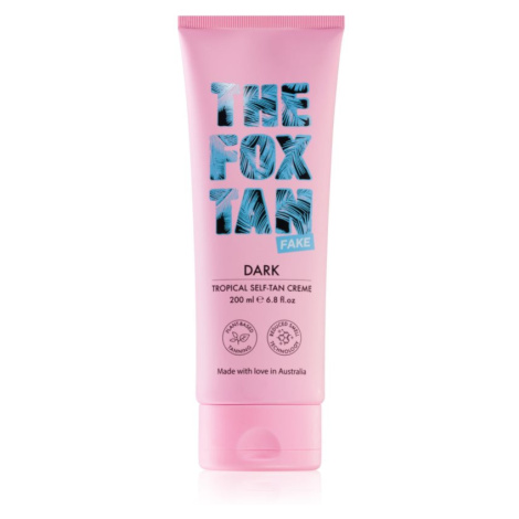 The Fox Tan Dark Tropical hydratační samoopalovací krém 200 ml