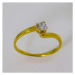 Dámský zásnubní prsten ze žlutého zlata AN7410Z