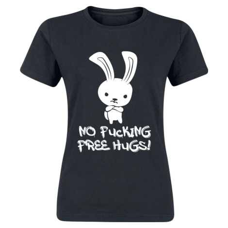 Tierisch No Fucking Free Hugs Dámské tričko černá