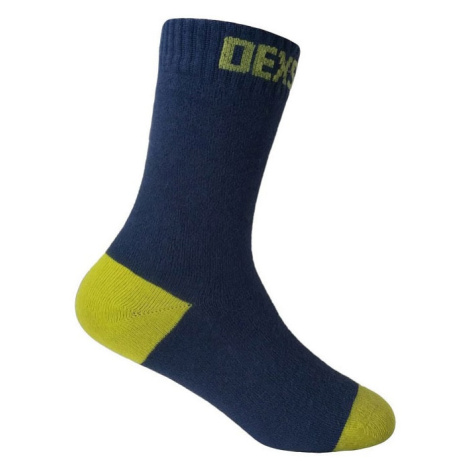 DexShell Ultra Thin Children Sock, dětské nepromokavé ponožky Navy/Lime