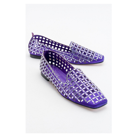 LuviShoes Hoof Purple Women's Flats