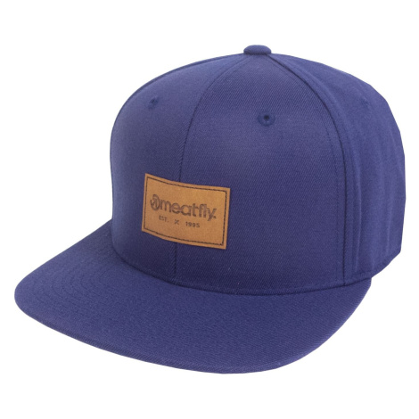 Meatfly kšiltovka Gruman Premium Snapback Navy | Modrá | 100% bavlna