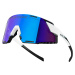 Brýle FORCE GRIP bílé - modré revo sklo