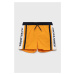 Dětské plavkové šortky Jack & Jones oranžová barva