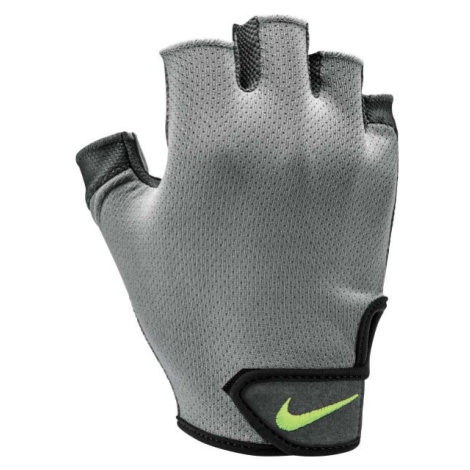 Nike ESSENTIAL Pánské fitness rukavice, šedá, velikost