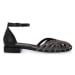 S.piero BLK FLAT SANDAL Černá