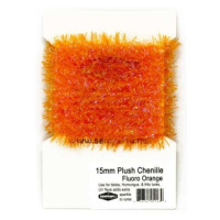 Semperfli Šenylka Plush Transluscent Chenille Fluoro Orange 15mm