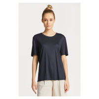 TRIČKO GANT REL DRAPED SS T-SHIRT modrá