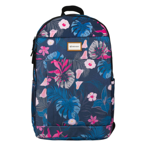 Klasický dámský polyesterový batoh s rostlinným vzorem Rovicky