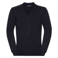 Men's classic and easy to care for, zipped sweater with neckline V R715M 50/50 50% Cotton 50% ac