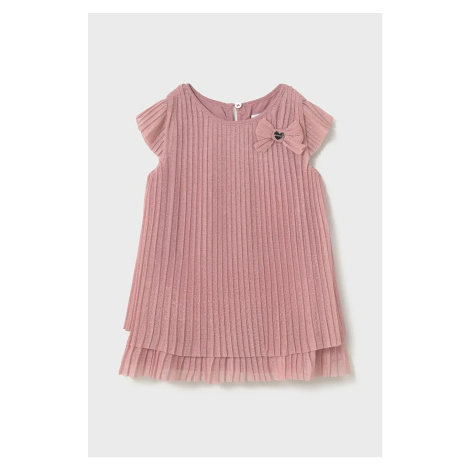 Dívčí šaty Mayoral růžová barva, mini, 1907