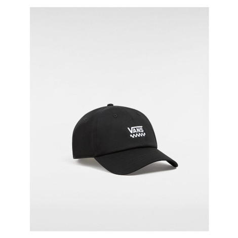 VANS Court Side Curved Bill Jockey Hat Unisex Black, One Size