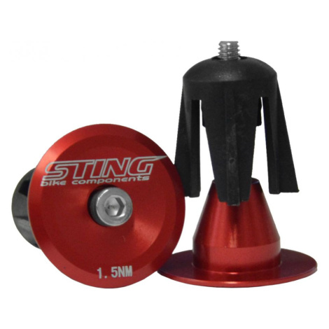 Zátka řidítek Sting ST-PLUG02 - červená