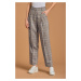 KALHOTY GANT D1. HW PLEATED LTW CHECK PANT modrá