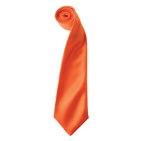 Premier Workwear Pánská saténová kravata PR750 Orange -ca. Pantone 1655