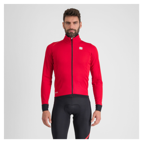 SPORTFUL Cyklistická zateplená bunda - FIANDRE - červená