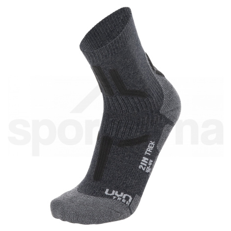 Pánské ponožky UYN Trekking 2IN Socks - šedá /44