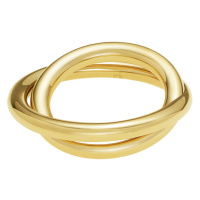 Calvin Klein Pozlacený ocelový prsten Continue KJ0EJR1001