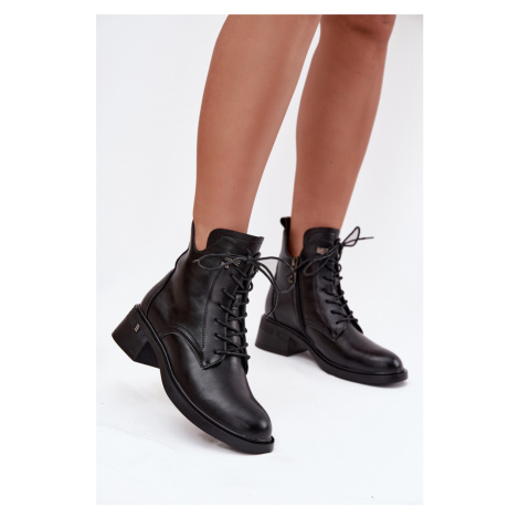 Zateplené dámské kotníkové boty na klínu Vinceza