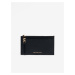 Černé dámské kožené pouzdro na karty Michael Kors Card Case - Dámské