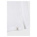Dětské tričko s dlouhým rukávem Abercrombie & Fitch bílá barva