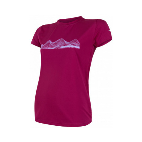 Dámské tričko SENSOR Coolmax Fresh PT Mountains fialová