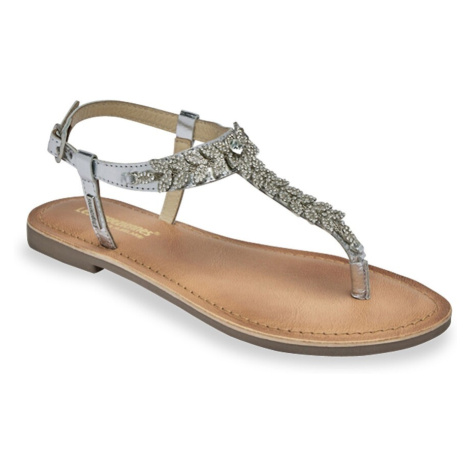Žabkové kožené sandály s bižu zdobením Diamal Les Tropéziennes par M Belarbi® Blancheporte