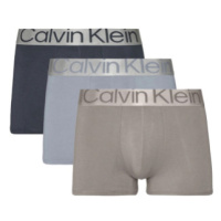 Pánské boxerky CALVIN KLEIN 3 PACK-TRUNK-HEMISPHERE BL, TROPOSPHERE, CONVOY