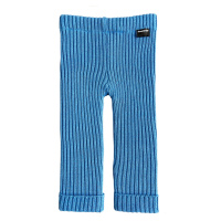 Dětské pletené legíny Fusakle MERINO modré Fusakle