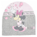 Minnie Mouse - licence Dívčí kojenecká zimní čepice - Minnie Mouse TH4146, šedá/ světle růžová B