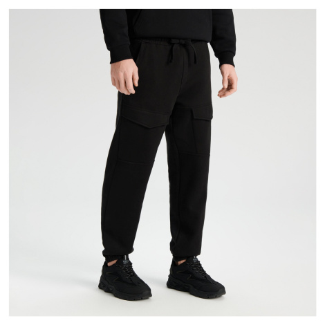 Sinsay - Kalhoty comfort joggers - Černý