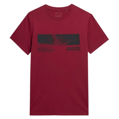 4F MEN´S T-SHIRT Pánské triko, červená, velikost