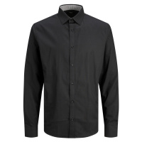Jack&Jones Pánská košile JPRBLABELFAST Comfort Fit 12239027 Black